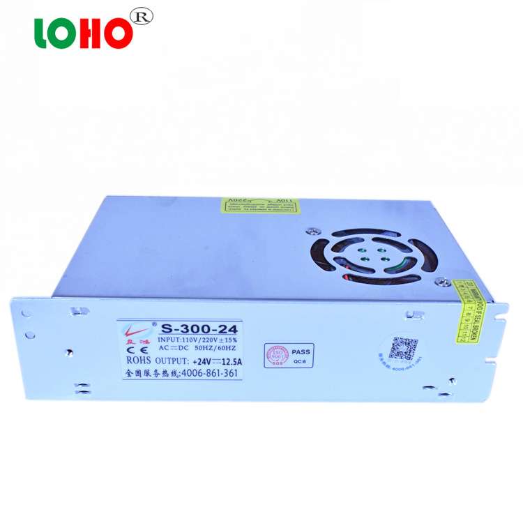 220V转DC24V12.5A直流监控LED灯条开关电源 10A15A变压器S-300W