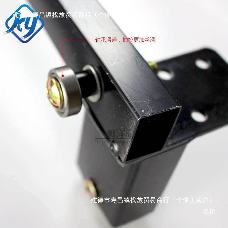 沙发变床多功能五金铰链抽拉伸缩收纳储物床铁架折叠支架滑道导轨