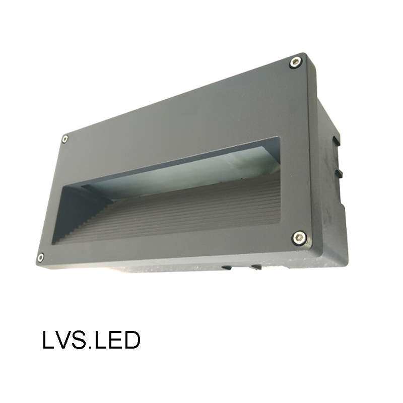户外防水壁灯LED长方形嵌入试楼梯频道墙角地脚网红踏步地脚灯