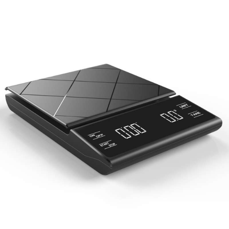 LED家用电子咖啡秤0.1g手冲触摸屏咖啡称电子秤烘焙厨房秤3kg