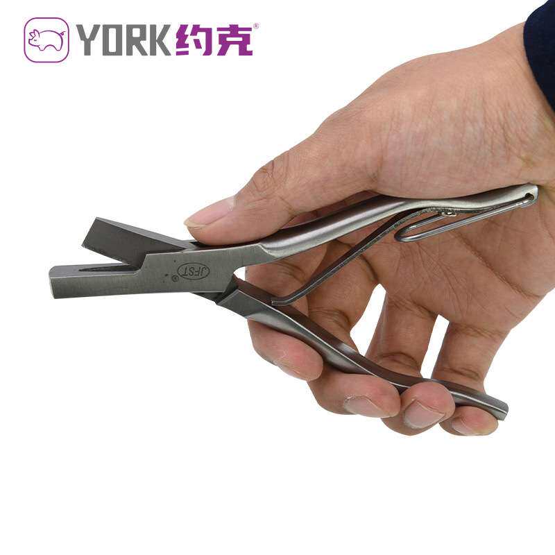 约克(YORK)不锈钢UV型耳缺钳猪用杰达耳缺钳剪耳缺猪耳朵