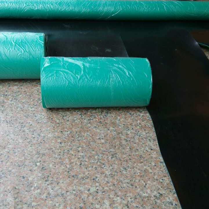 厂家供应防静电橡胶板电子维修桌垫胶板绝缘胶皮垫绿色橡胶板