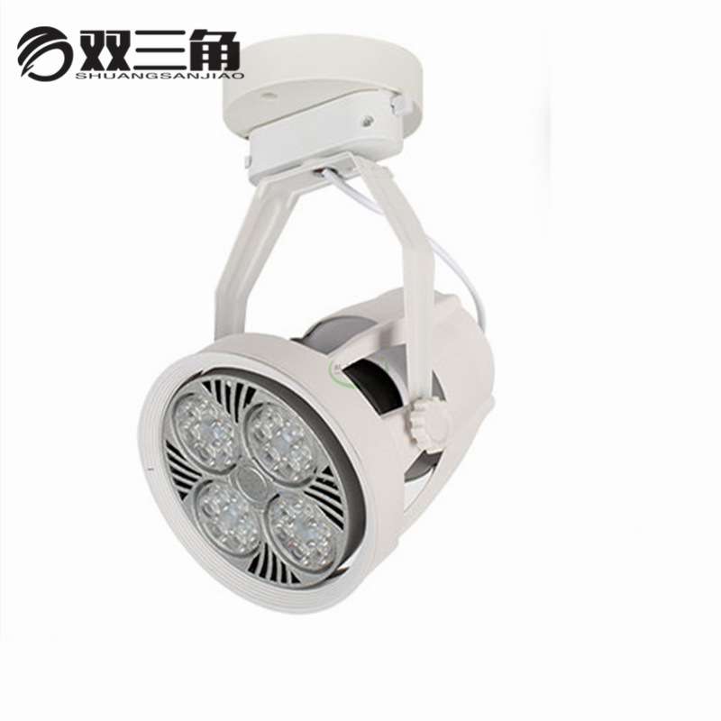 led轨道射灯服装店PAR30导轨灯20w30W35W45W明装COB聚光珠宝柜台