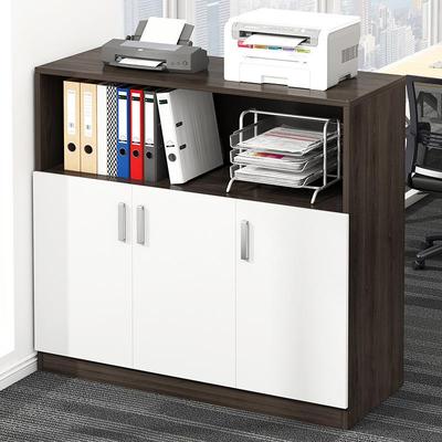 办公室文件柜档案资料柜简易收纳置物柜多功能储物柜木质隔断柜子