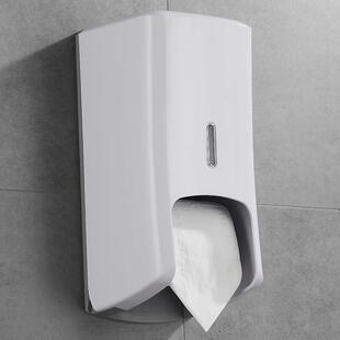 双卷纸盒卫生间抽纸卫生卷纸架壁挂免打孔厕所纸巾盒餐厅餐巾纸盒