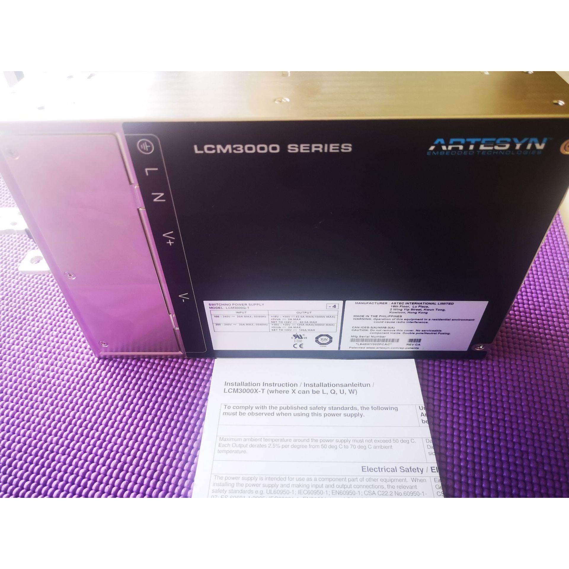 雅特生Artesyn Astec 3000W开关电源 18V直流稳压电源 LCM30008