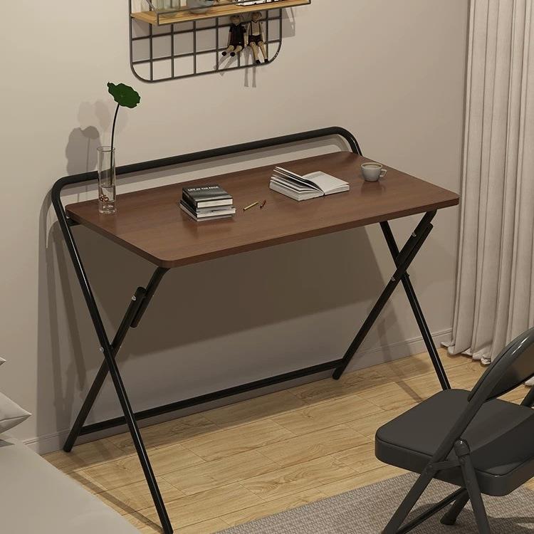 可折叠书桌学生学习桌写字电脑桌家用卧室办公桌床边简易小桌子