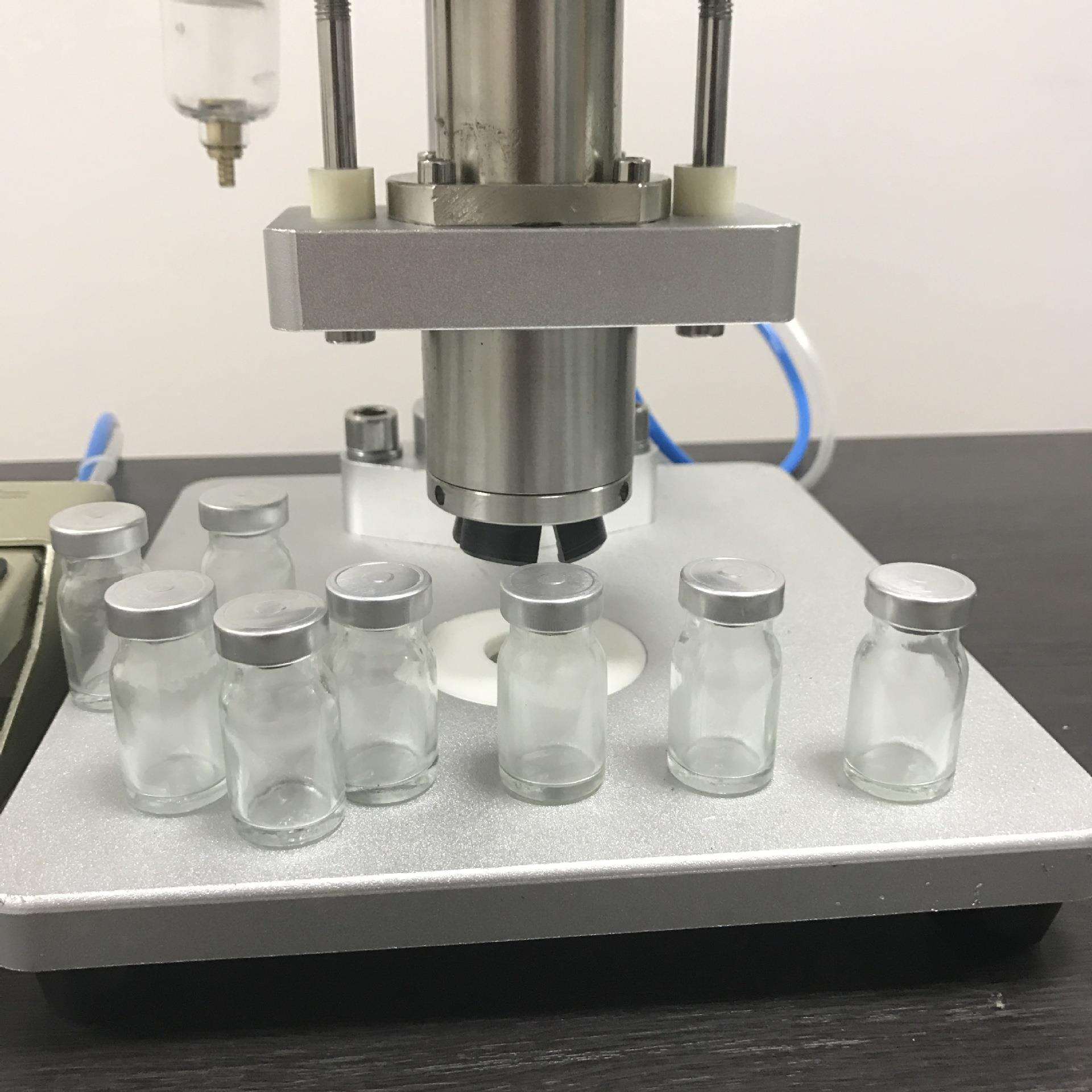 玻璃安瓶封口机 气动安瓶锁口机 西林瓶抓盖机 升降式安瓶封口机