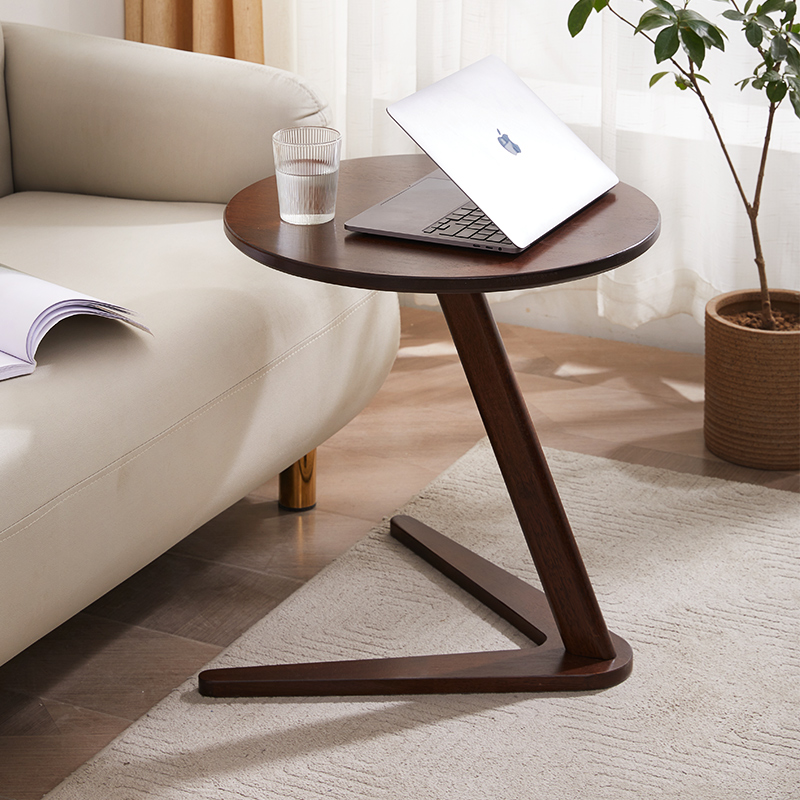 网红茶几沙发边几小户型阳台小桌子实木角几简易置物架.家用床头