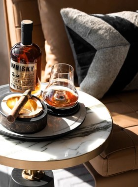 现代样板间洋酒水吧台p茶几客厅雪茄托盘组合套件装饰软装饰品摆