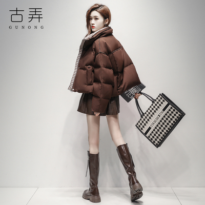 时尚潮牌立领短款羽绒服