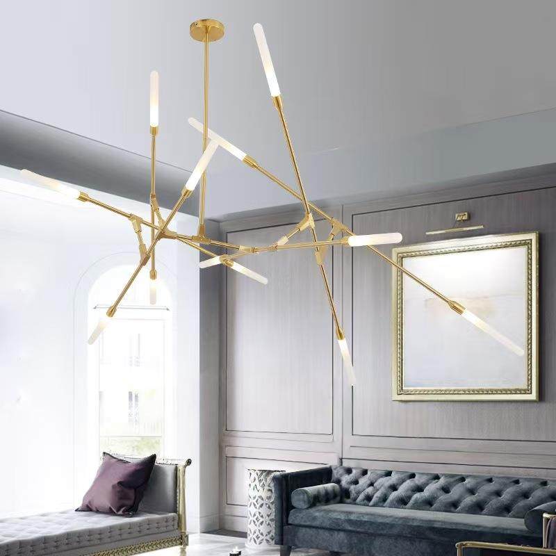 现代客厅灯简约后现代设计师卧室网红服装店led创意个性枝型吊灯,电子元器件市场,其它元器件,淘宝优惠券,粉丝福利购,淘宝优惠卷