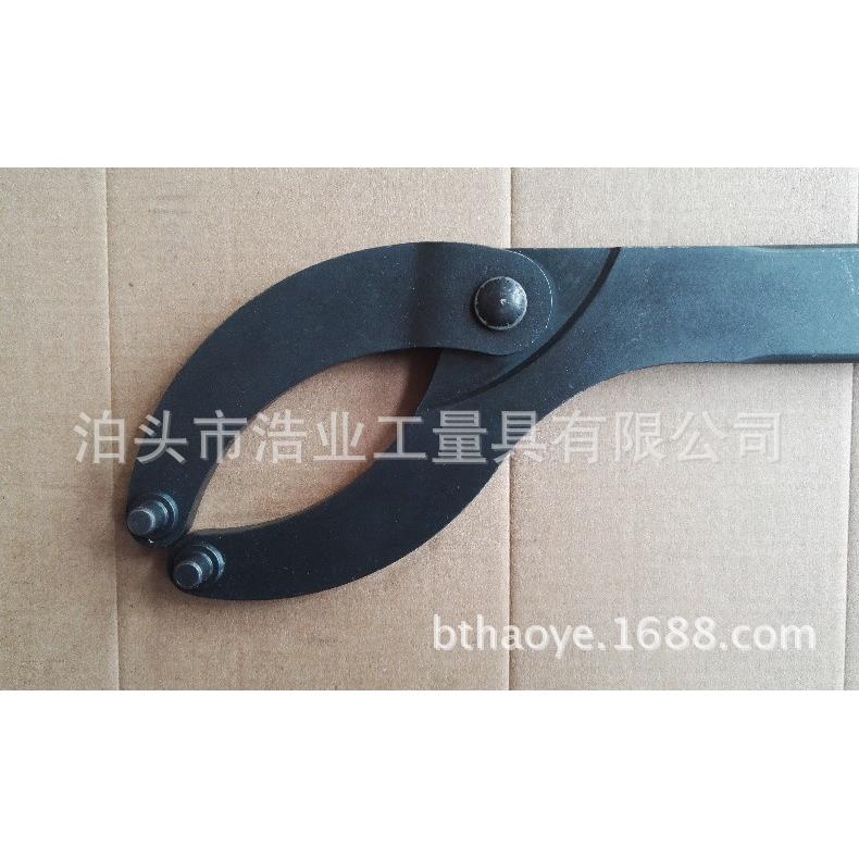 可调竖孔扳手18-40-80-125-200八字扳手AMF钩扳手铰接销子扳手