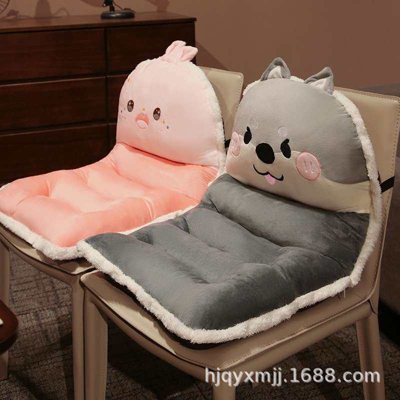 新款动物连体坐垫靠垫一体办公室久坐座椅护腰腰背学生宿舍椅子垫,鲜花速递/花卉仿真/绿植园艺,割草机/草坪机,淘宝优惠券,粉丝福利购,淘宝优惠卷