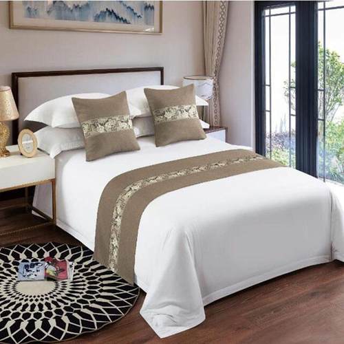 民宿床品406080支全棉酒店床单被罩民宿宾馆布草酒店四件套