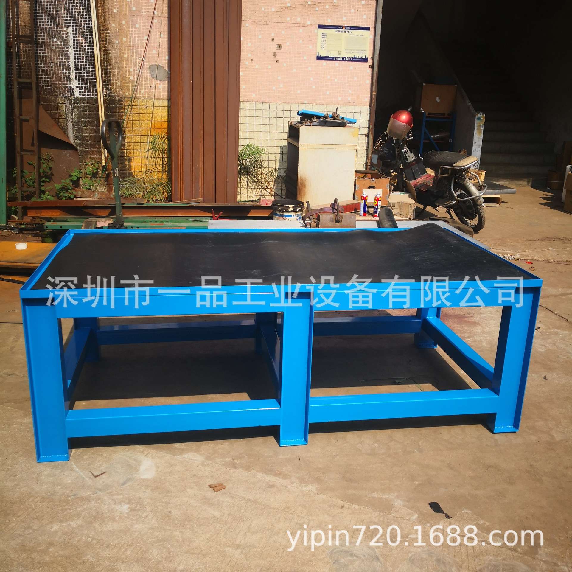模具钳工桌重型模具钳工台耐冲击耐敲打大水磨钢板台面加装电木板