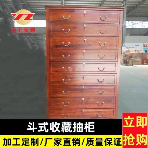 古典收藏抽柜香樟木字画柜实木多层柜源头厂家品质优良可批量供货