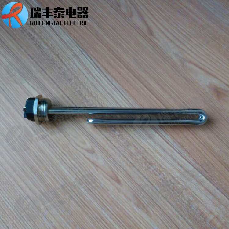 锅炉法兰干烧电热管 带温控发热管 加热管加热棒 空气电加热管