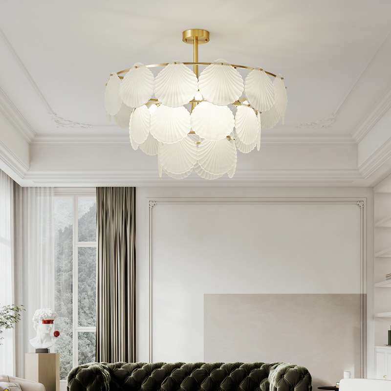 客厅灯网红法式轻奢卧室创意简约贝壳水晶餐厅灯温馨公主房间灯具,鲜花速递/花卉仿真/绿植园艺,割草机/草坪机,淘宝优惠券,粉丝福利购,淘宝优惠卷