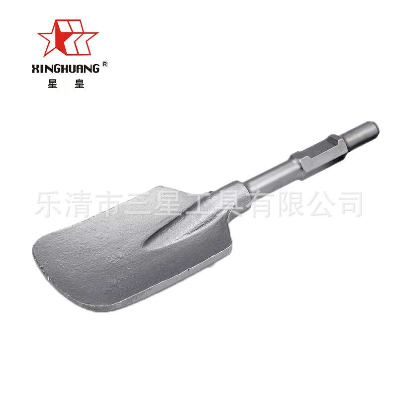 星皇六角单槽65A长柄大四方凿电锤凿击混泥土挖坑长柄电锤大铲