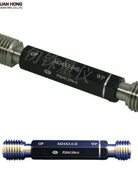 诠丰高精度螺纹栓规M75 P2GPIP M85*2-GPNP6H公制螺纹塞规M115 P3