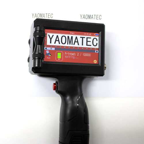 Yaomatec智能手持小型喷码机日期批号纸箱塑料盒子日期打印机