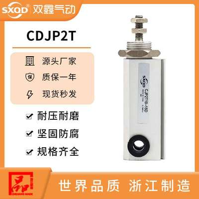 厂家直销CDJPT针型气缸 CDJPT 6/10/15-5/10/15D 双鑫气动