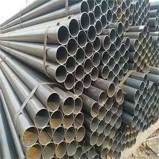 四川现货黑皮管SC套管Q235B直缝焊接钢管48架子管穿墙套流体管