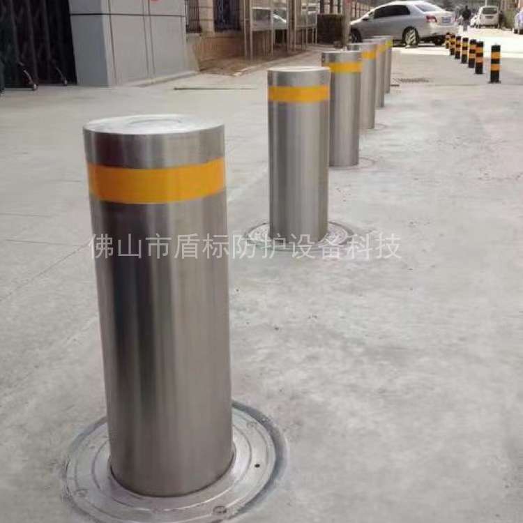 液压升降活动拦车庄遥控可伸缩不锈钢立柱防撞桩幼儿园门口止车柱