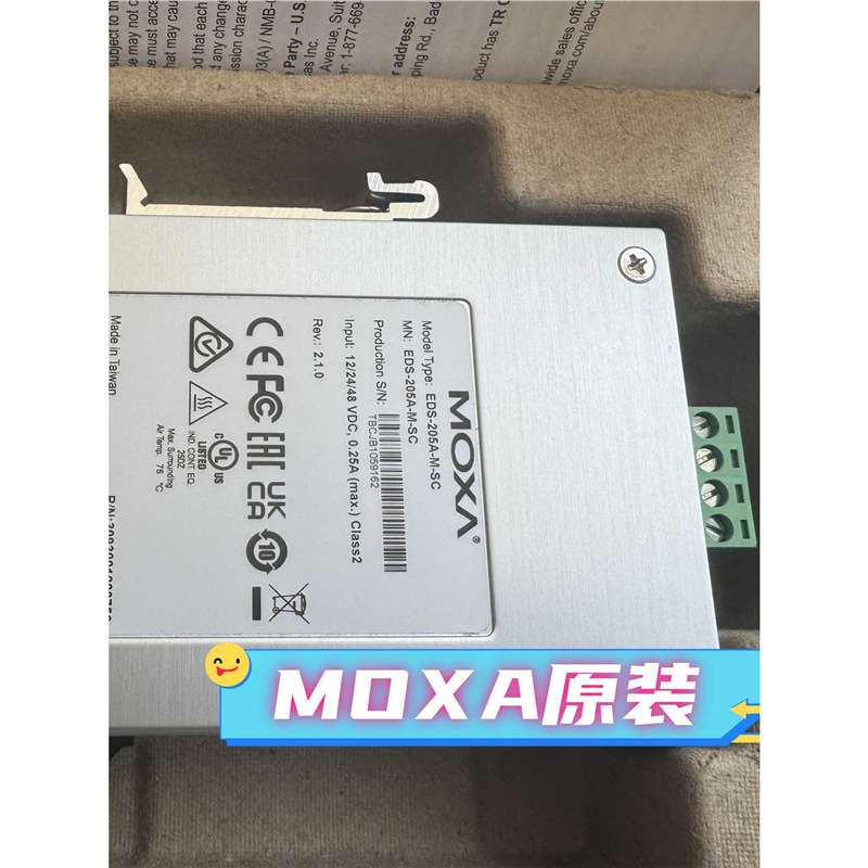 MOXA EDS-205A-M-SC EDS-205A-S-SC 5口非网管型工业以太网交换机