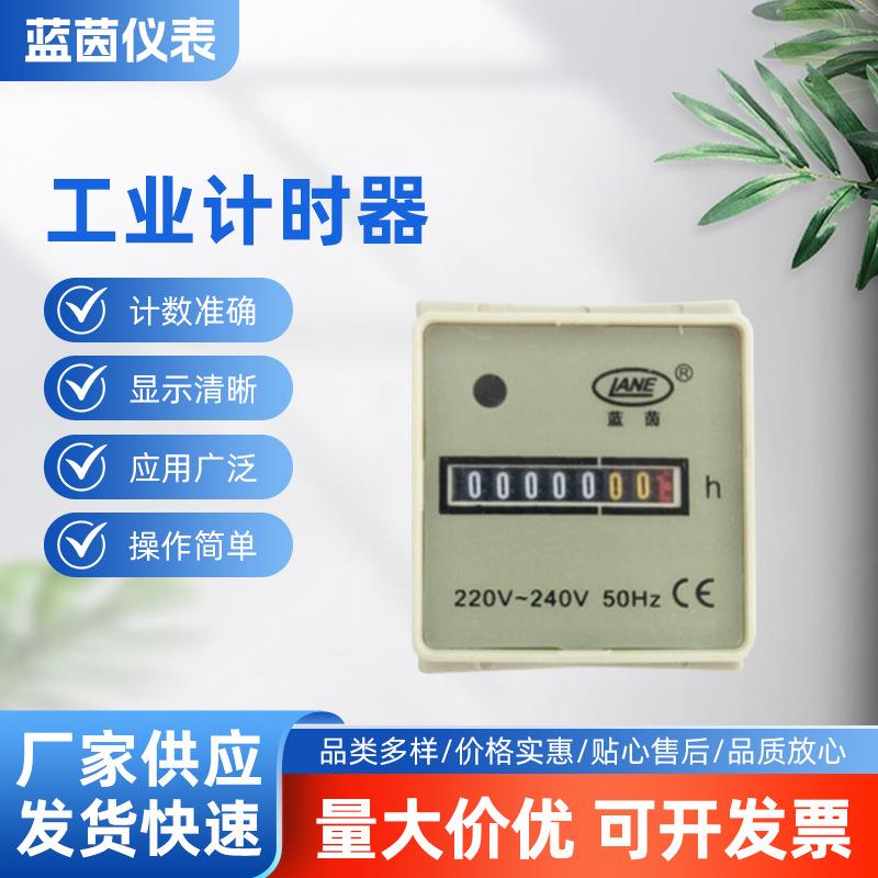 直销蓝茵工业计时器UWZ48/hm-2/HM-1盐务机发电机计时器累时器