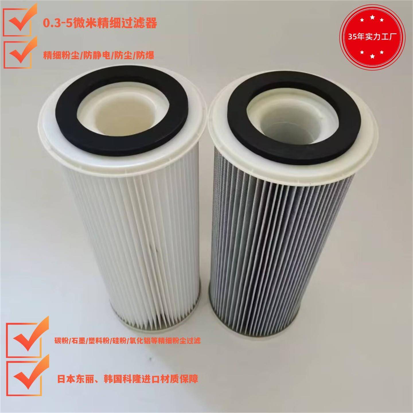 碳粉滤芯 PIB210072 粉尘集尘箱吸尘滤芯 碳粉石墨滤筒PIB210071