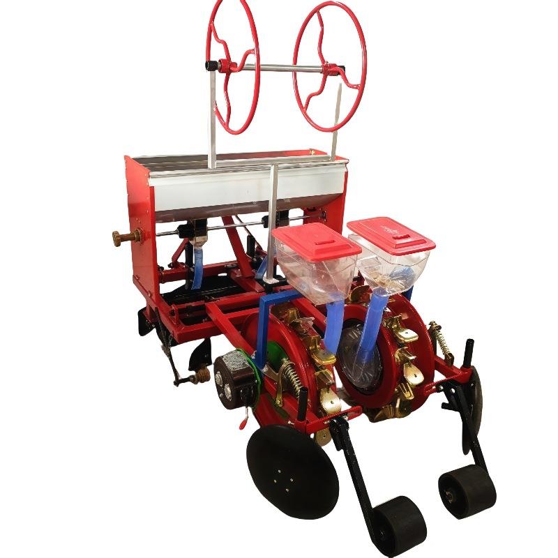 新款玉米播种机甜黏玉米花生大豆播种铺膜施肥滴灌一体机免扣膜