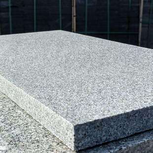 芝麻白火烧板芝麻灰大理石户外庭院地砖园林铺路石花岗岩石材地板