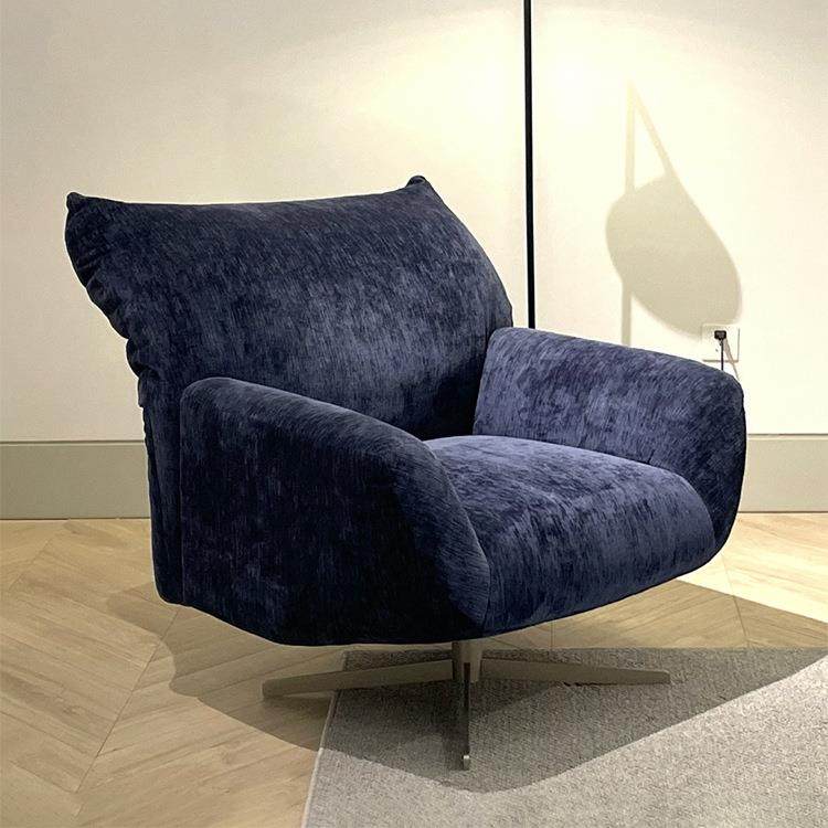 北欧轻奢单人沙发椅单椅雪尼尔旋转沙发椅客厅单人椅阳台休闲椅,3C数码配件,USB灯,淘宝优惠券,粉丝福利购,淘宝优惠卷
