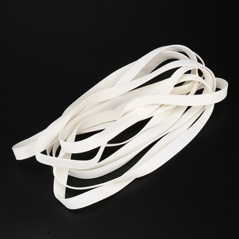 白色硅胶管0.5X1.8密封条 发泡E密电网电表壳密封隔音条硅胶密封