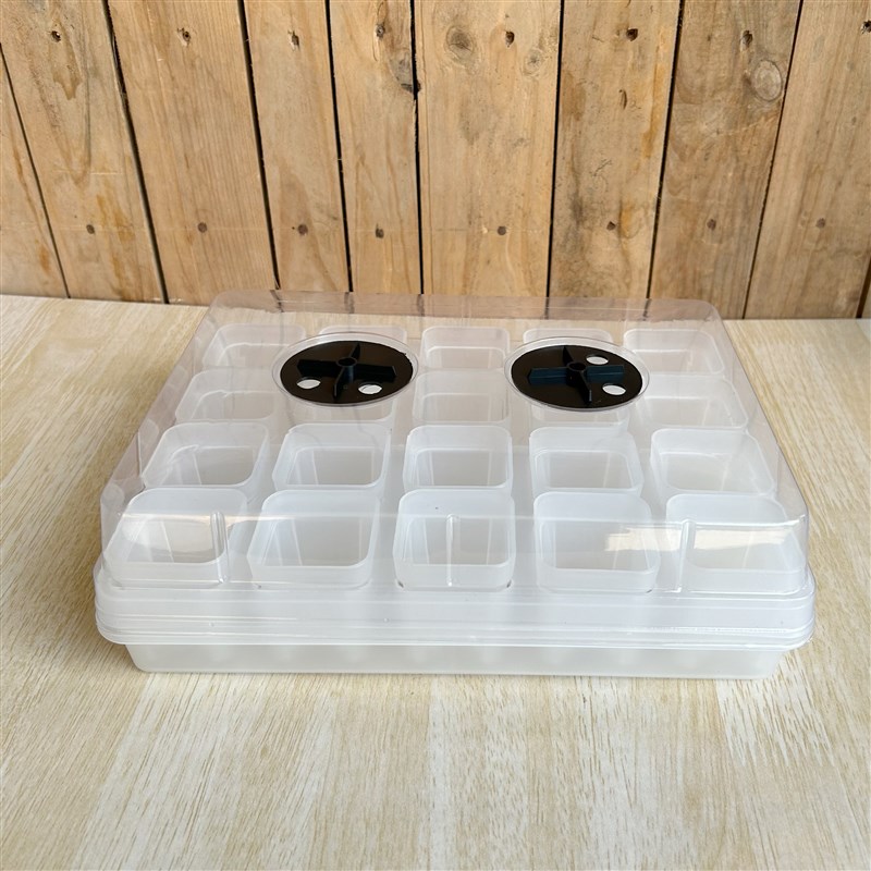 5cm口径 多肉植物花r盆透明托盘组合盖闷养保湿配托盘叶扦插育苗