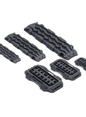 模型汽车越野攀h爬场景件心情件脱困板1:35 24 18原灰色奥兰多汉