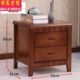橡木卧室收纳小户型迷你床头柜床边储物宾馆简约子中式 酒店实木柜