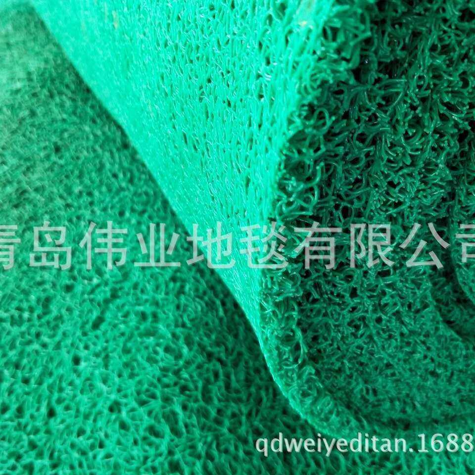 无底丝圈地垫镂空垫子防滑脚垫透底镂空无底透底卷材粗丝加工