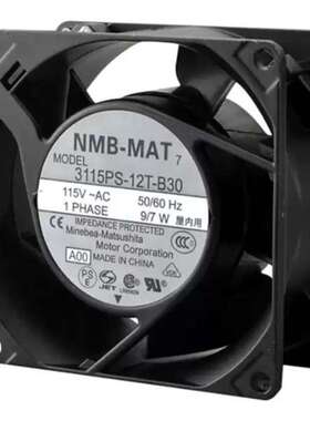 3115PS-12T-B30-12W-B20-B30-A00-10T-B30-10W-B30 115V9/7W 风扇