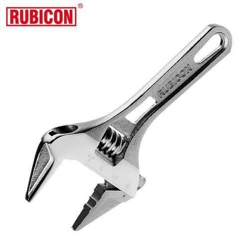 罗宾汉（RUBICON）短身活动扳手活络扳手活开口扳手