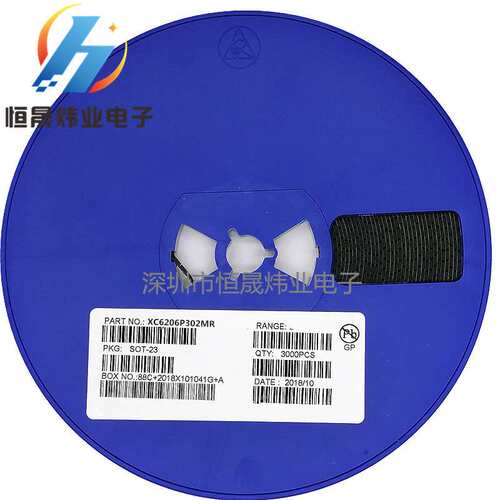 XC6206P302MR SOT-23 3.0V 低压差线性稳压LDO 丝印65Z5