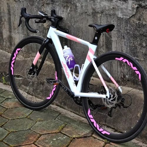 JAVA公路车轮组鱼雷3鱼雷v6top轮圈防水自行车定制个性改色贴纸