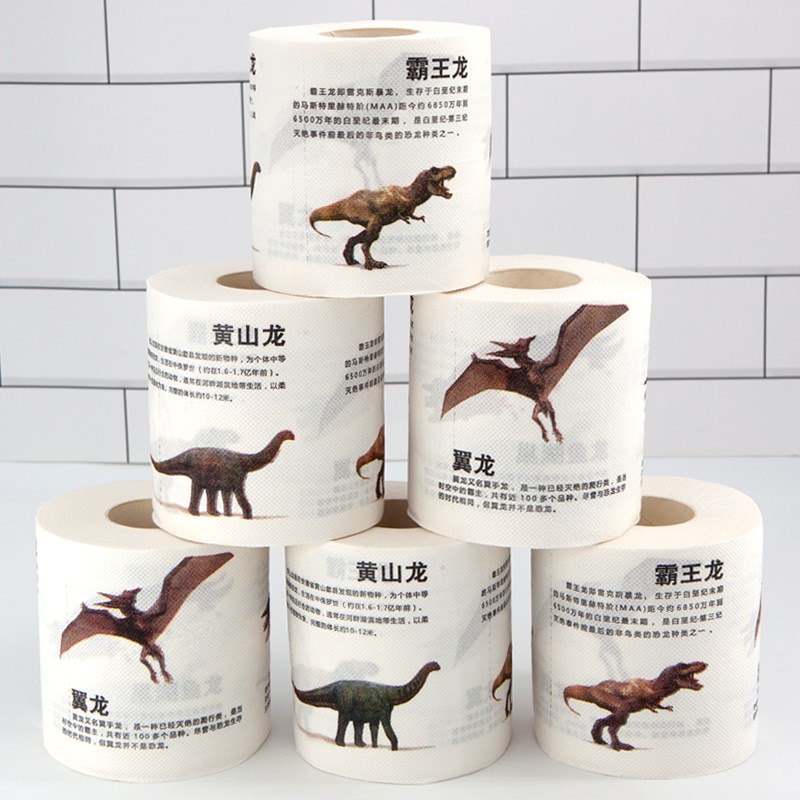 印花卫生纸家用h有芯卷纸实惠装厕纸丶卫生纸厕所专用擦屁屁卷筒