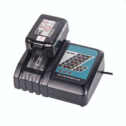 适用牧田 充电器电池3A14V-18V欧规充电器2个18V3千毫安电池1套
