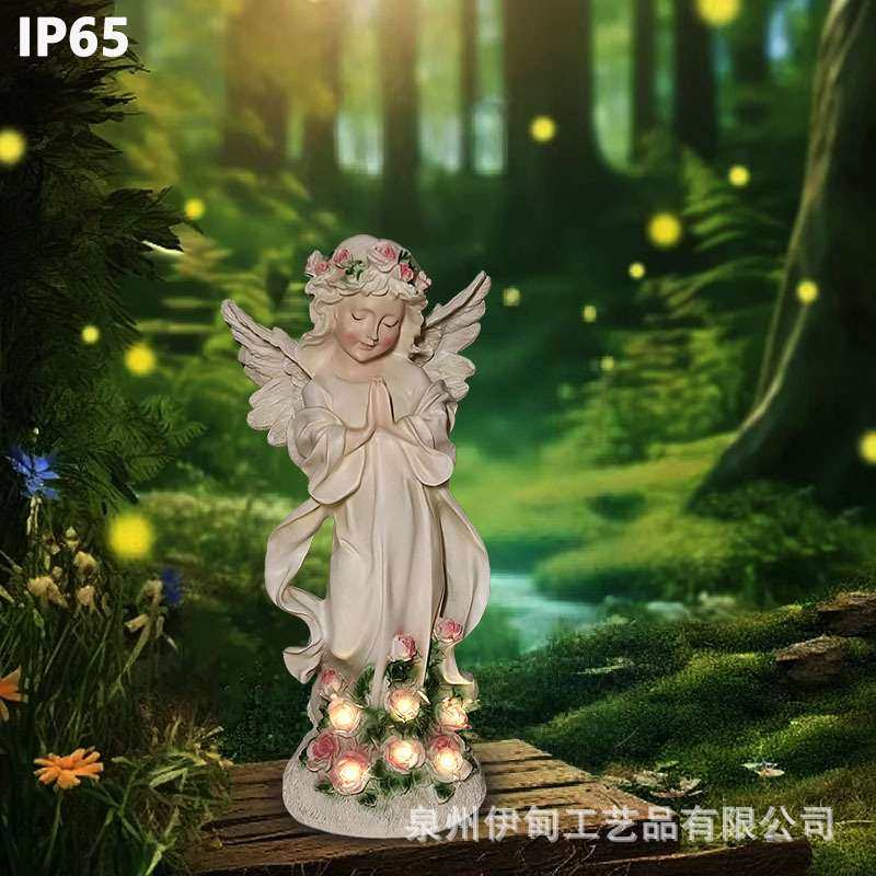 祈祷天使太阳能灯花园庭院草坪阳台树脂工艺装饰摆件跨境热卖爆款,玩具/童车/益智/积木/模型,遥控车升级件/零配件,淘宝优惠券,粉丝福利购,淘宝优惠卷