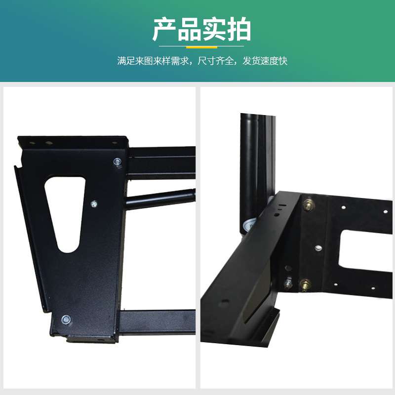 壁挂变形折叠餐桌架下翻式多功能下降缓冲支撑架子家具五金配件