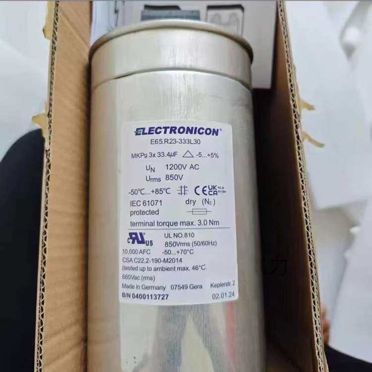 ELECTRONICON E65.R23-333L30 3×33.4UF 850V 1200V 薄膜电容器
