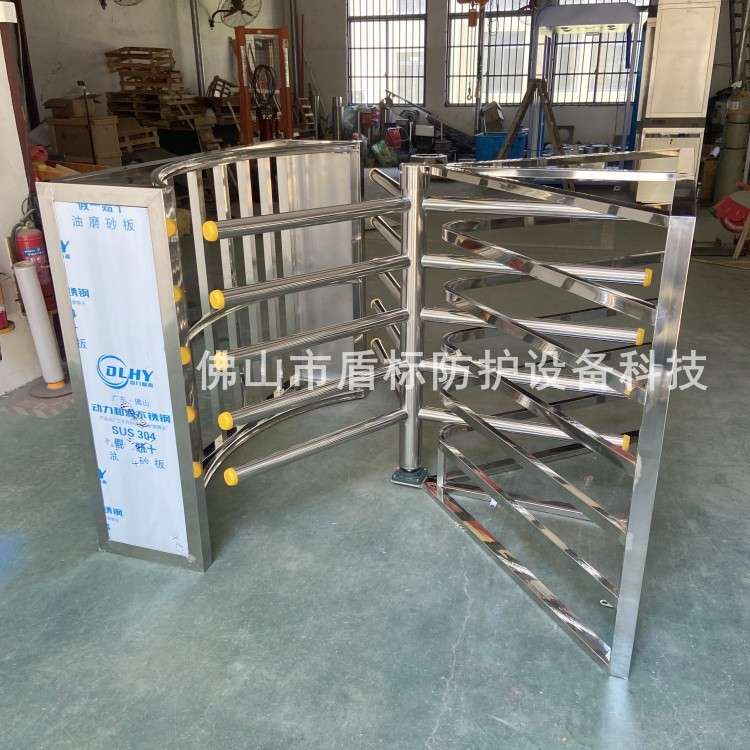 超市手动入口摆闸 便利店简约半高门 景区单限出入口旋转门工厂